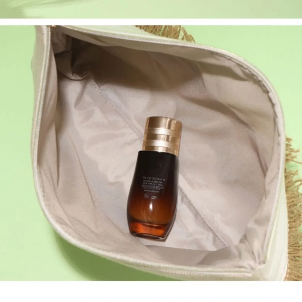 Ulta Beauty large bamboo fiber cosmetic bag